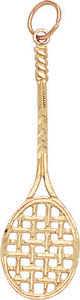14KY TENNIS RACKET CHARM 34.5mm