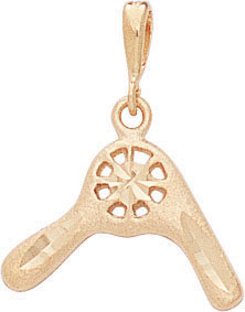 14KY BLOW DRYER CHARM 13x18mm