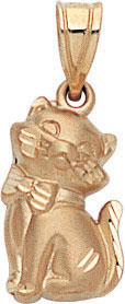 14KY CAT CHARM