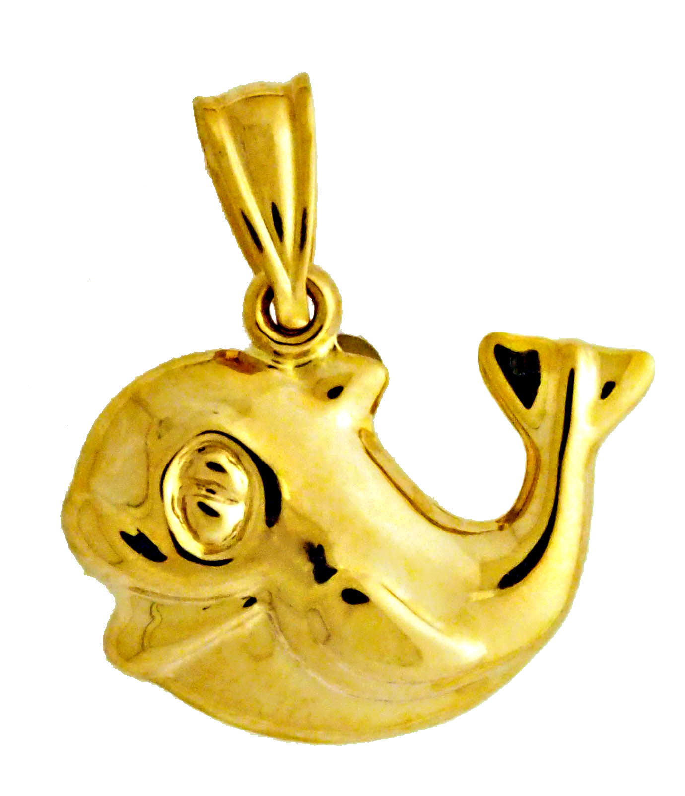 14KY WHALE CHARM