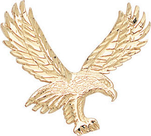 14KY EAGLE CHARM