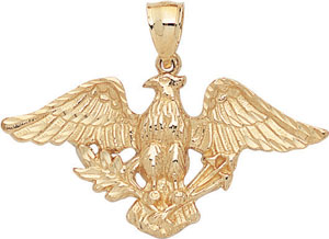 14KY EAGLE CHARM