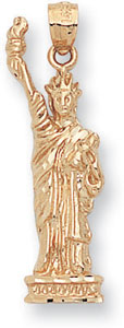 14KY STATUE OF LIBERTY CHARM