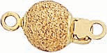 18KY SPARKLE BALL CLASP 6mm