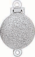 14KW ROUND SPARKLE BALL CLASP 9mm