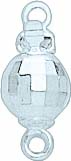 S.S. MIRROR BEAD BALL CLASP 6mm