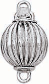 S.S. CORRUGATED BALL CLASP 8mm