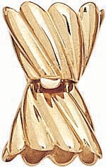 14KY FANCY CLASP TWISTED DESIGN