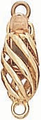 14KY HEAVY CAST FISH HOOK CLASP