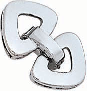 14KW SMALL CAST FOLDOVER CLASP 10.6x18mm