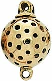 14KY CAST BALL CLASP FOR 58 DIA TW .70 9mm