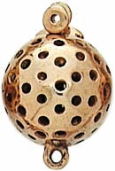 18KY BALL CLASP FOR 80 DIA TW 1.3 10.5mm