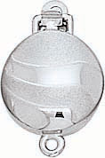14KW FANCY FLAT ROUND CLASP