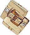 14KY DIA PUZZLE CLASP