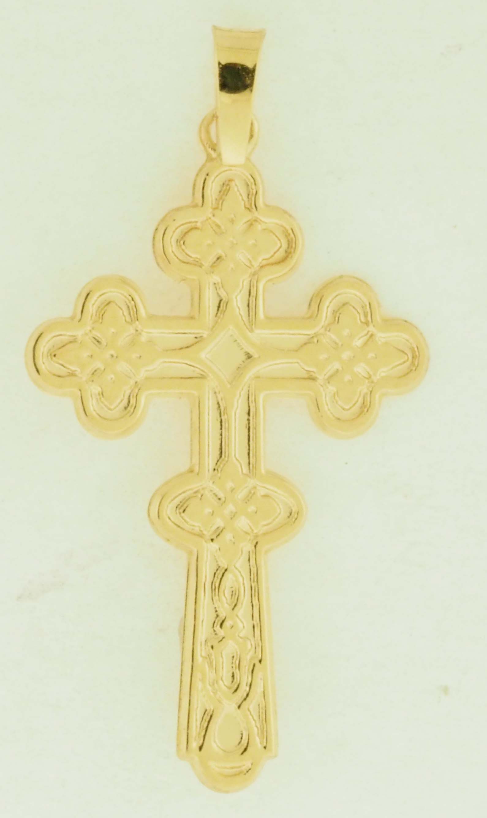 14KY SOLID CROSS