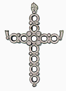 PLAT CAST CROSS FOR 11/.20 26mm