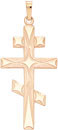14KY CROSS SOLID