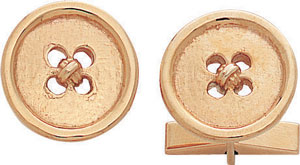 14KY BUTTON CUFF LINK 18mm