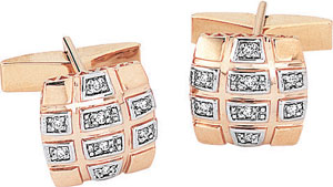 14KY CUFF LINK W/8