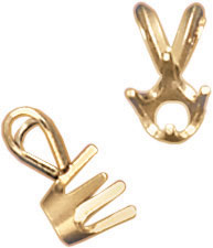 14KW 4PR DIA PENDANT .05