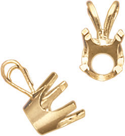 14KW 4PR DIA PENDANT PRECUT .25