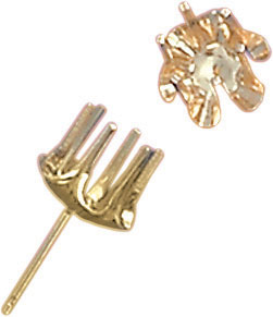 14KY BUTTERCUP EARRING