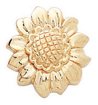 14KY FLOWER EARRING