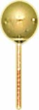 14KY SHINY BALL EARRING W/SCREW POST 5mm