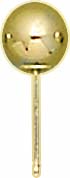 14KY FLOR BALL EARRING 6mm