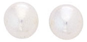 14KY PEARL STUD 6mm