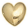 14KY LW STAMPED EARRING MED HRT