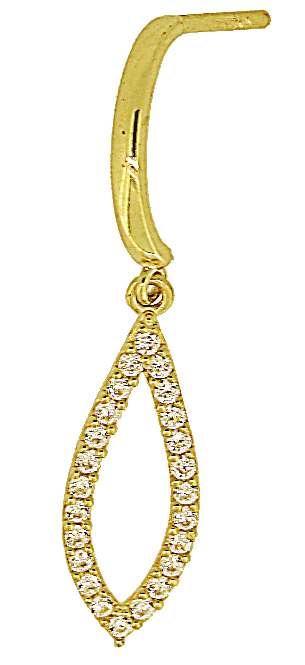14KY MAR SHAPE EARRING