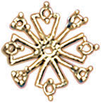 14KW EARRING JACKET 8/.015 FOR 1.5 CENTER EARRING