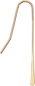 G.F. LONG SHEP HOOK EAR WIRE FLAT 1 3/4