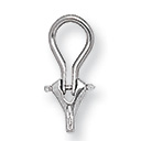 18KW MED OMEGA WIRE CLIP 15.75mm