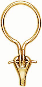 18KY XLRG OMEGA WIRE CLIP