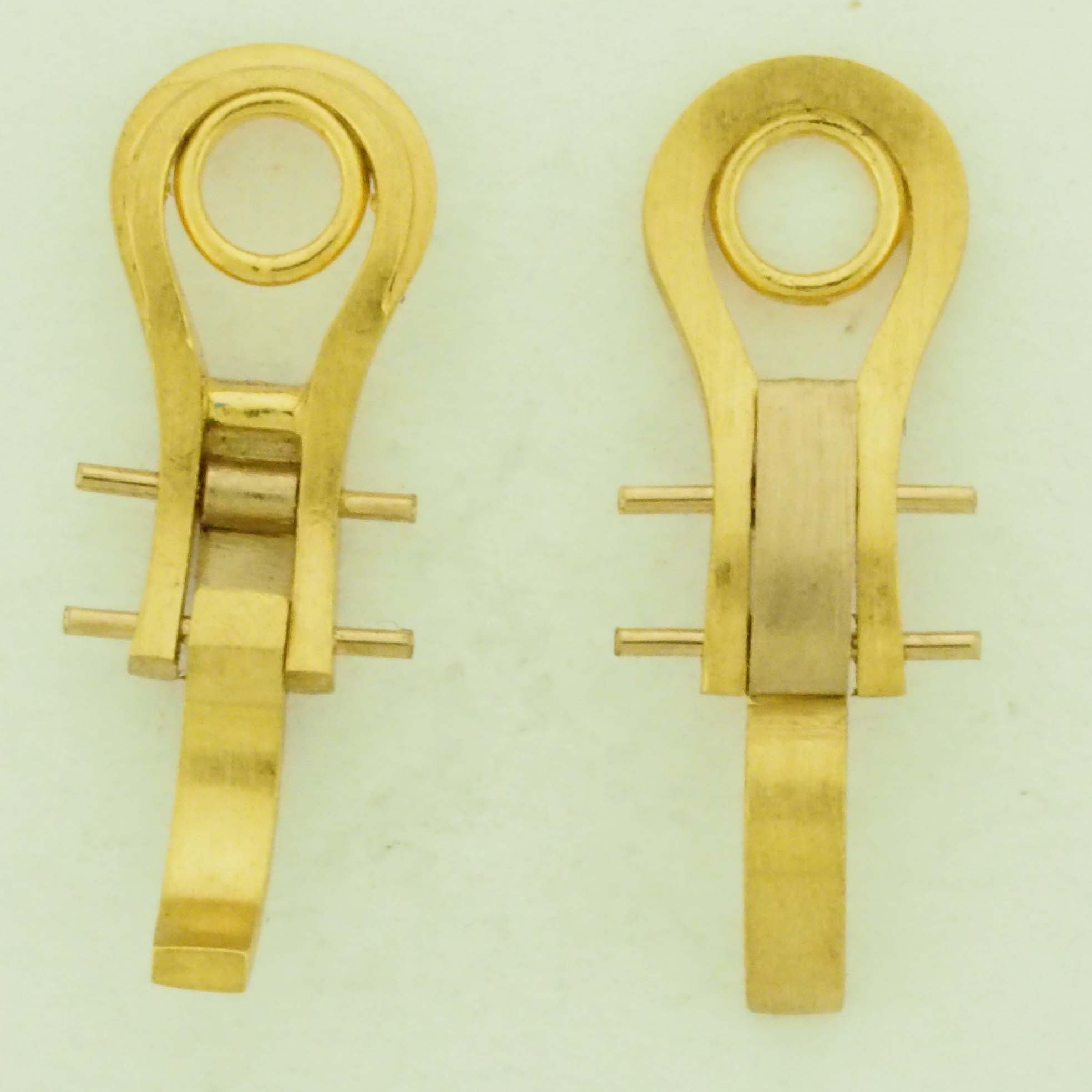 18KY HEAVY EURO CLIP BACKS 16mm