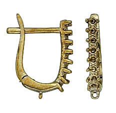 14KW RUSSIAN BACK EARRING 8/.015 EA 12mm