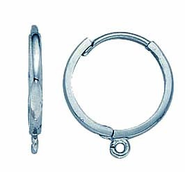 14KY HINGED EARRING 11mm W/LOOP