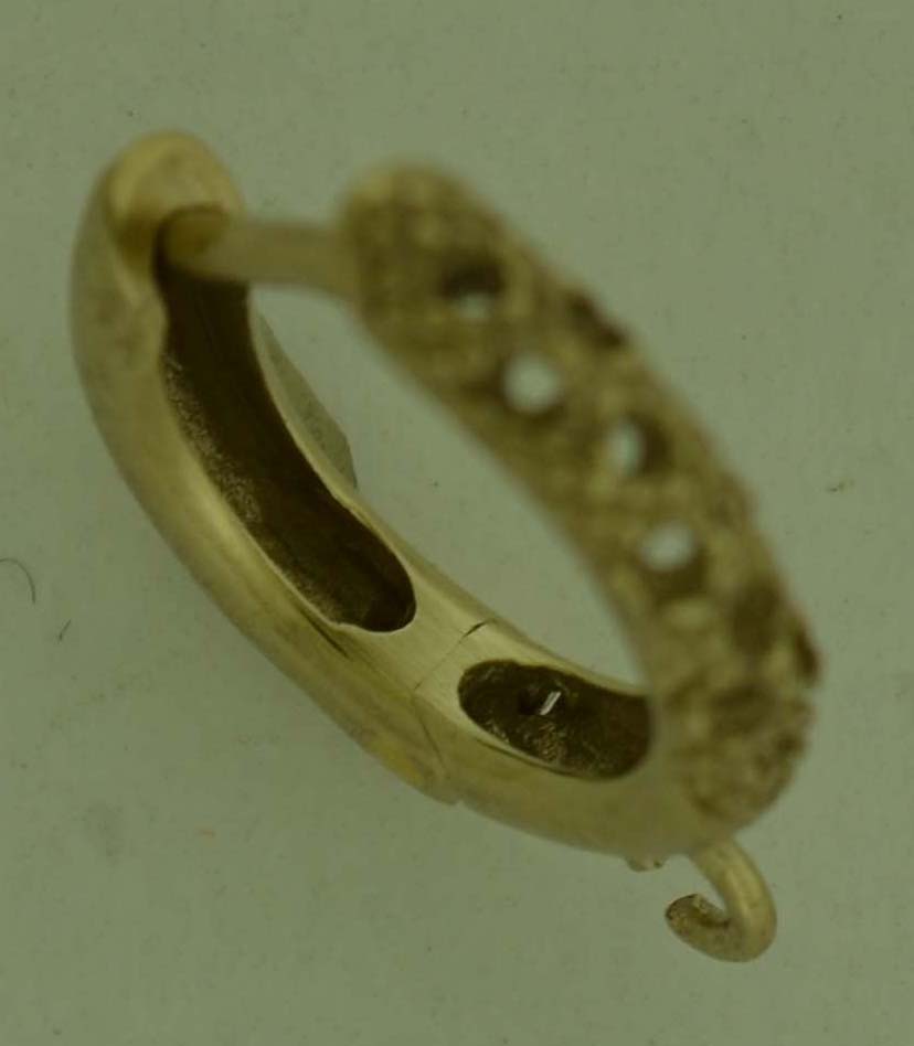 14KW 12mm RD HOOP EARRING FOR 10/.0075 EA