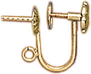 G.F. SCREW(FRENCH)BACK W/CUPPEG & RING
