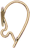 G.F. KIDNEY EAR WIRE W/STAR .023