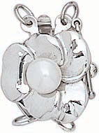 14KW CLASP W/PEARL 1 STRAND