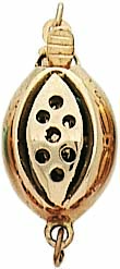 18KY CAST MAR SHAPE CLASP FOR 14 DIA