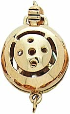 14KY ROUND CLASP 12mm FOR 10 DIA.