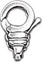 PLAT RD CLAW LOCK 11.5x8mm