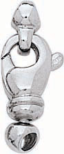 14KW 2 PART CLAW LOCK W/END RINGS 17x7mm