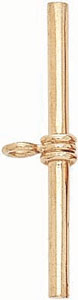18KY CAST TOGGLE BAR 1 1/4