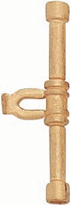 18KY CAST TOGGLE BAR 1 1/8