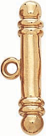 18KY CAST TOGGLE BAR 7/8